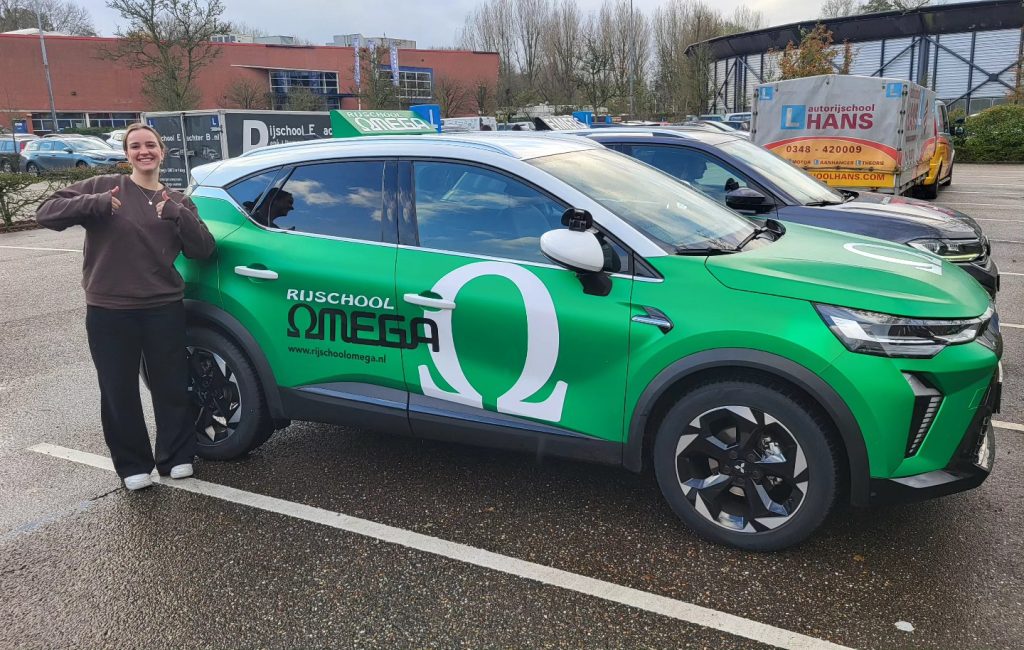 Leerling geslaagd voor rijbewijs